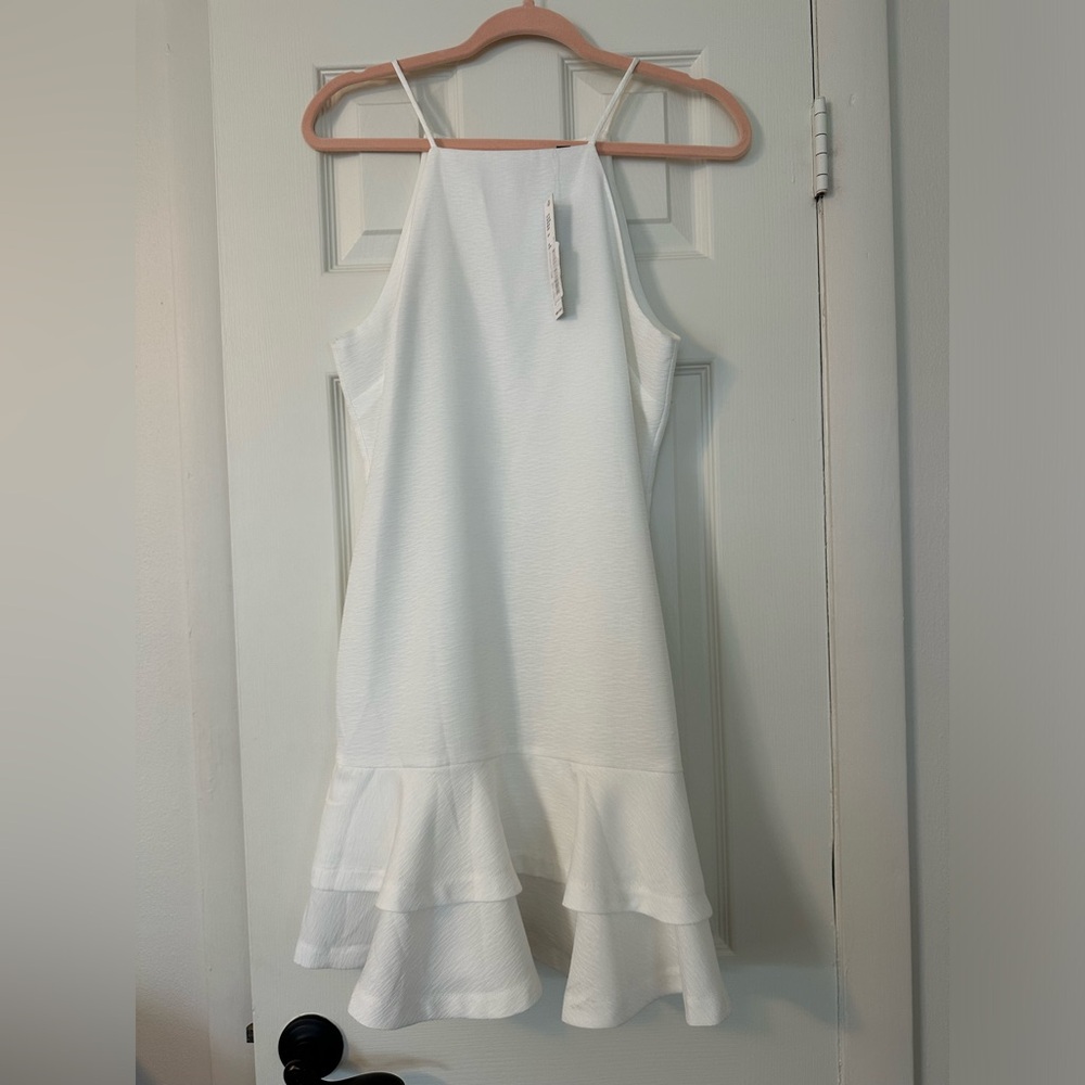 Gianni Bini Ruffle Bottom Cocktail Dress - Size Small